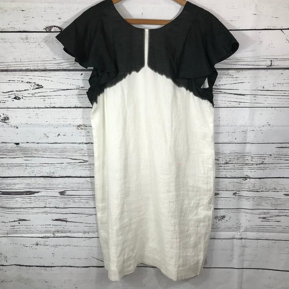 J. Crew Dip Dye Linen Dress Size S - Picture 1 of 7